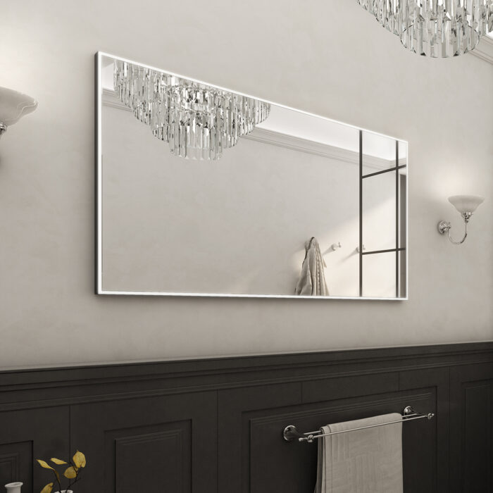 Nimco Černé LED zrcadlo 1200x700 - Image 6