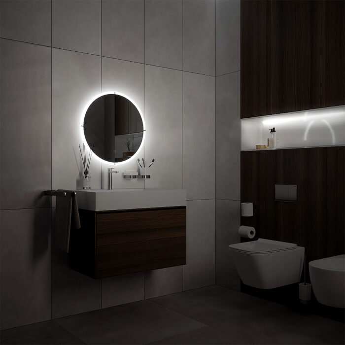 Nimco Kulaté LED zrcadlo pr. 600 s dotykovým senzorem - Image 3