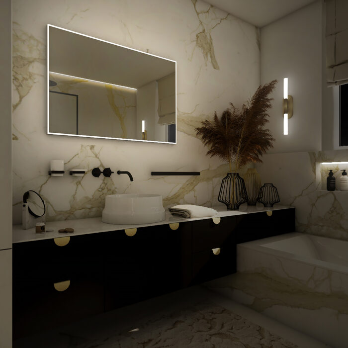 Nimco LED zrcadlo 1000x700 s dotykovým senzorem - Image 4