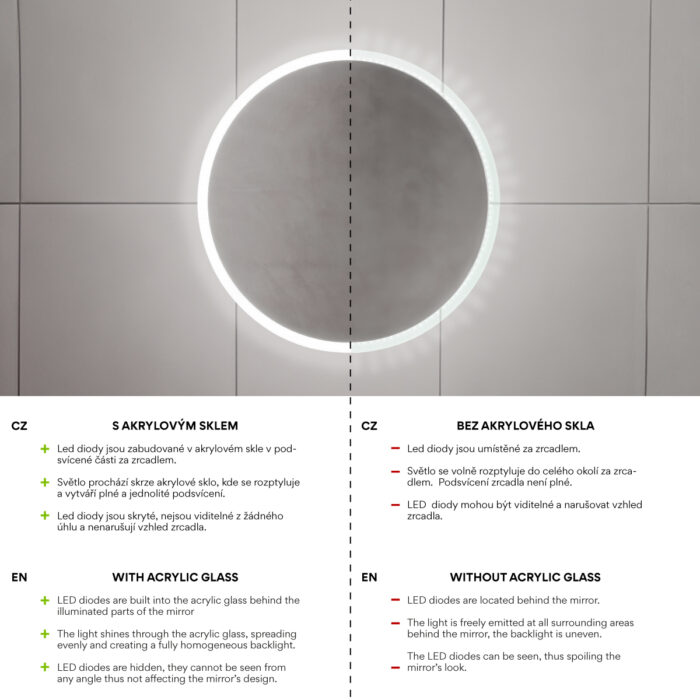 Nimco LED zrcadlo 1000x700 - Image 4