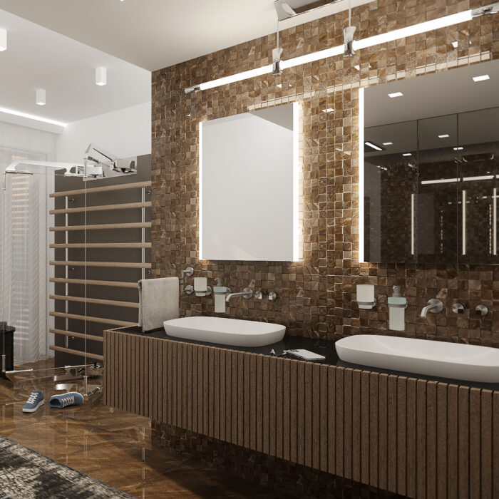 Nimco LED zrcadlo 400x600 - Image 2