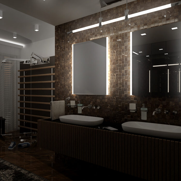 Nimco LED zrcadlo 500x700 se dvěma dotykovými senzory - Image 3