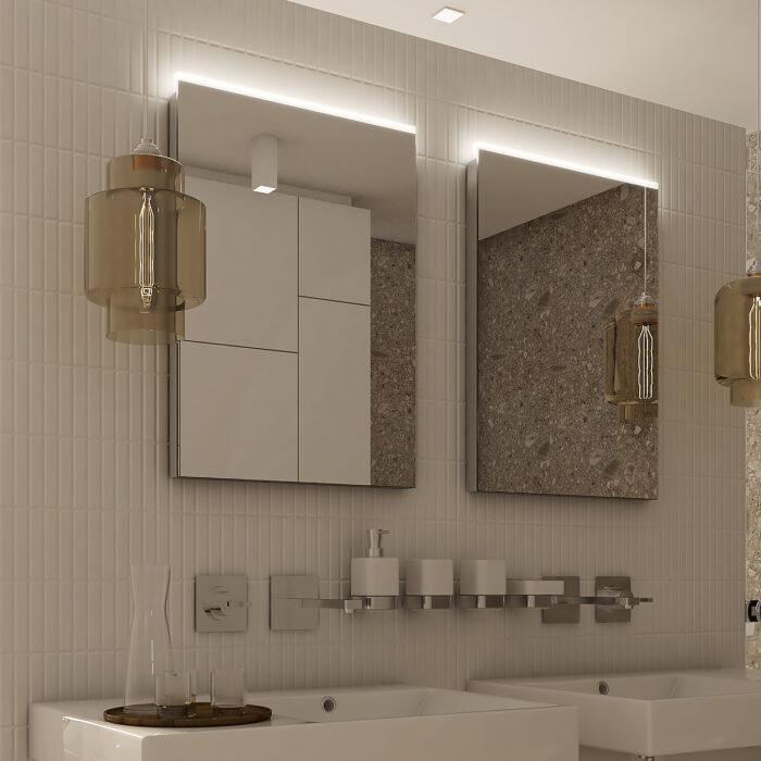Nimco LED zrcadlo 600x700 - Image 1