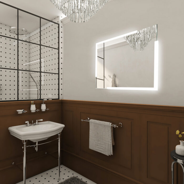 Nimco LED zrcadlo 600x800 - Image 2