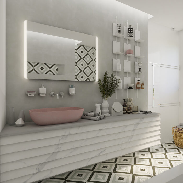 Nimco LED zrcadlo 900x700 - Image 2