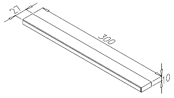 úchytka Element 17, dub - masív, 300x10x27 - Image 2