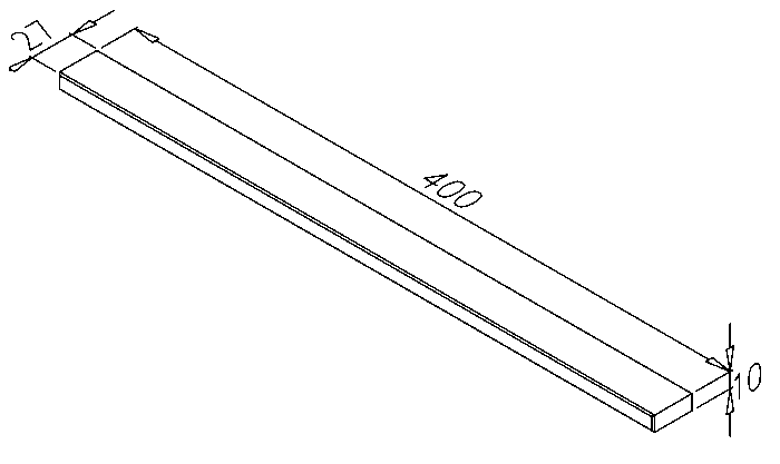 úchytka Element 17, dub - masív, 400x10x27 - Image 2