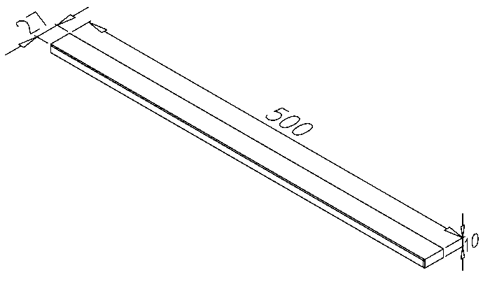 úchytka Element 17, dub - masív, 500x10x27 - Image 2