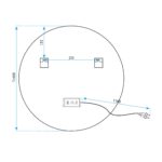 Zrkadlo LED 60cm FFJ60 - Image 10
