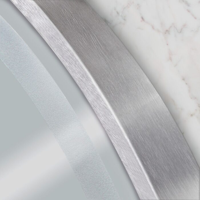 Zrkadlo LED 60cm MMJ BRUSH SILVER - Image 6
