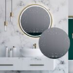 Zrkadlo LED 90cm MMJ BRUSH GOLD - Image 6