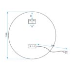 Zrkadlo LED 70cm FFJ70 - Image 10