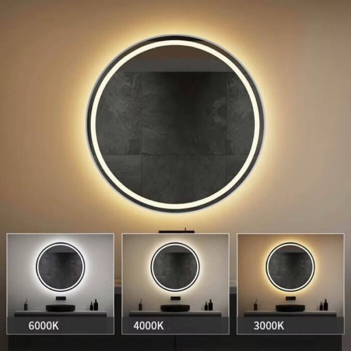 Zrkadlo LED 60cm MMJ BRUSH SILVER - Image 4