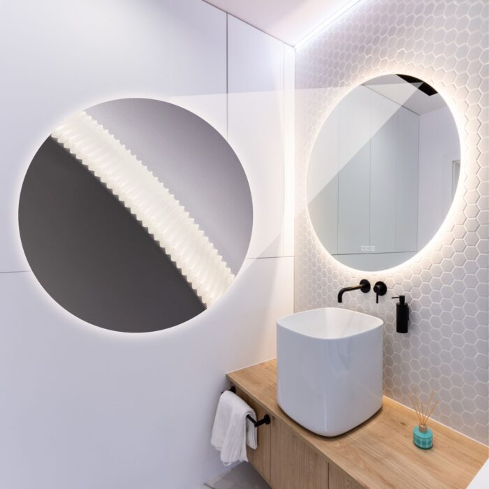 Zrkadlo LED 60cm ROUND BLUETOOTH - Image 6