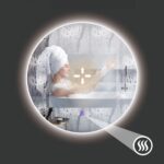 Zrkadlo LED 60cm ROUND BLUETOOTH - Image 7