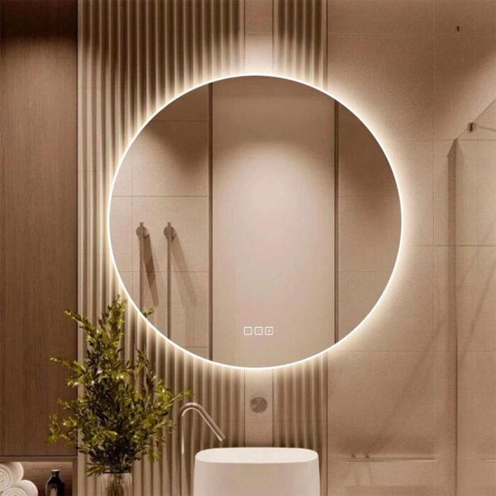 Zrkadlo LED 60cm ROUND BLUETOOTH - Image 9