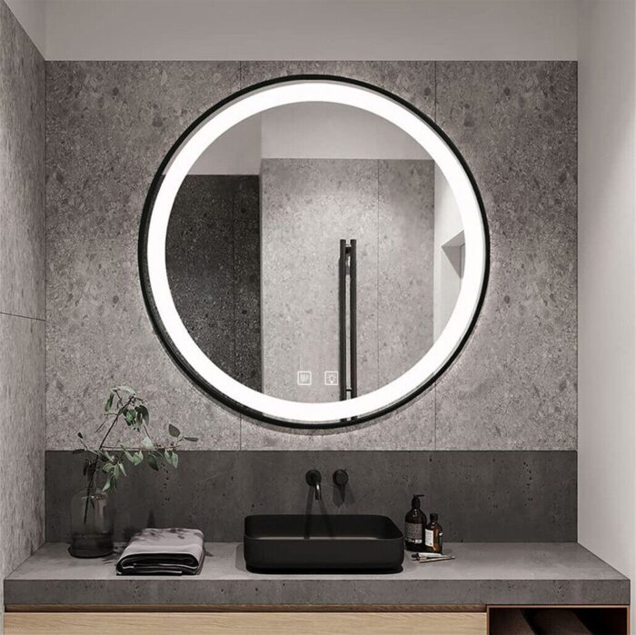 Zrkadlo LED 70cm MMJ Black - Image 4
