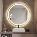 Zrkadlo LED 90cm MMJ Gold - Image 2