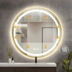 Zrkadlo LED 90cm MMJ Gold - Image 3