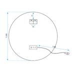 Zrkadlo LED  50cm BAS - Image 10