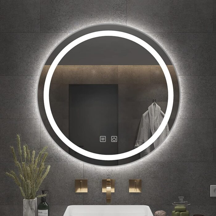 Zrkadlo LED 60cm MMJ BRUSH SILVER - Image 2