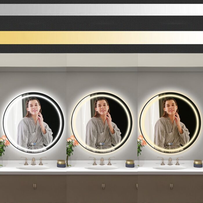 Zrkadlo LED 70cm MMJ Black - Image 7