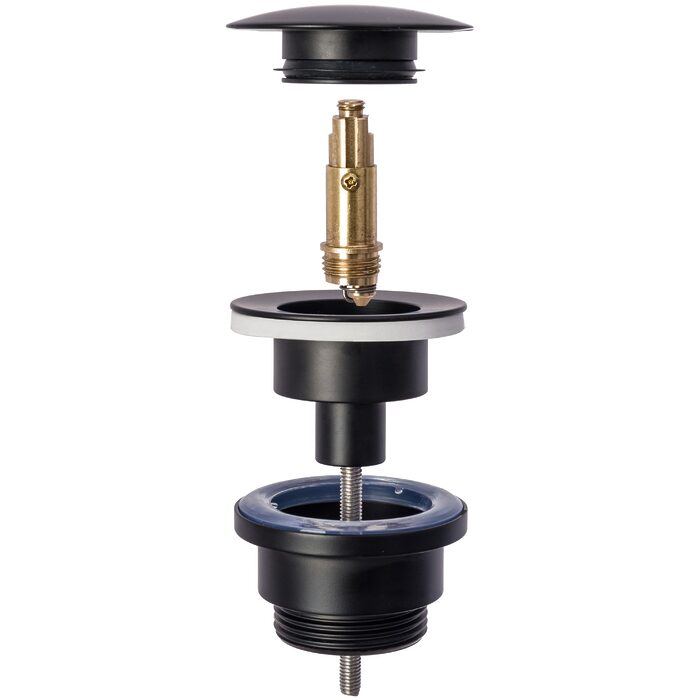 Umývadlový sifón Klik-Klak Universal Rea Black Matt - Image 4