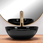 Umývadlo na dosku Rea Sofia Mini Black – Obrázok 5