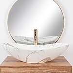 Umývadlo na dosku REA ROYAL - matná láva – Obrázok 2