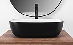 Umývadlo na dosku REA BELINDA Black Calala mat – Obrázok 4