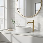 Umývadlová batéria REA SPOT Brush Gold High – Obrázok 4