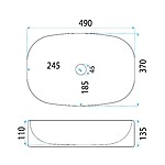 Umývadlo na dosku Rea Freja – Obrázok 7