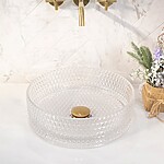 Umývadlo na dosku REA CRISTAL - priehľadné – Obrázok 6