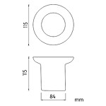 Nimco Náhradní WC nádobka – Obrázok 2