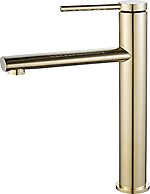 Umývadlová batéria REA OVAL - zlatá, vysoká – Obrázok 4