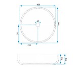 Umývadlo na dosku Rea JODI – Obrázok 7