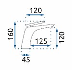 Umývadlová batéria REA JAGER - zlato, nízka – Obrázok 5