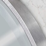 Zrkadlo LED 60cm MMJ BRUSH SILVER – Obrázok 6