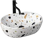 Umývadlo na dosku REA AMELIA - teraco