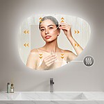 Zrkadlo LED 84x63cm H142 – Obrázok 4