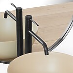 Umývadlová batérie REA LUGANO SLIM - čierna, vysoká – Obrázok 2