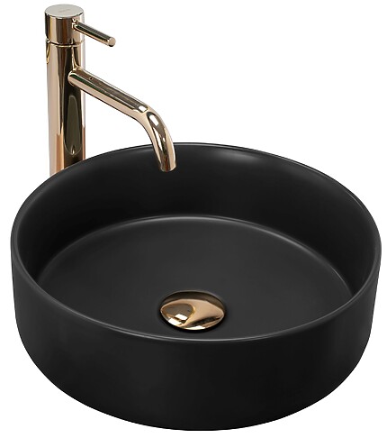 Umývadlo na dosku Rea Sami BLACK MAT