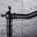 Umývadlová batéria Bona Old Black Vysoka – Obrázok 4