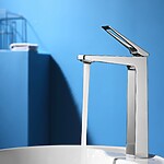 Umývadlová batéria REA PARKER Nickel Brush INOX High – Obrázok 2