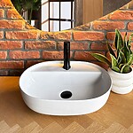 Umývadlo na dosku REA AURA 51 - biele – Obrázok 6