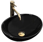 Umývadlo na dosku REA SOFIA - čierna