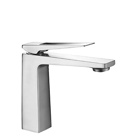 Umývadlová batéria REA PARKER Nickel Brush INOX low