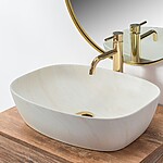 Umývadlo na dosku Rea Freja Ivory – Obrázok 4