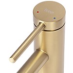 Umývadlová batéria REA Foss GOLD BRUSH nízka – Obrázok 7