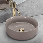 Umývadlo na dosku REA SAMI Beige Shiny – Obrázok 2